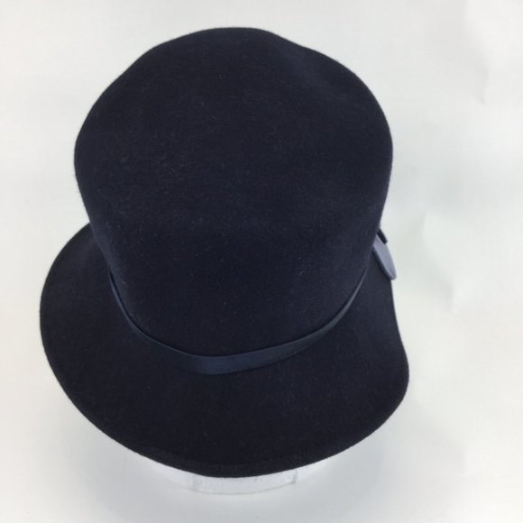 Designer multi fabric cut floral band trim hat - Picture 7 of 7